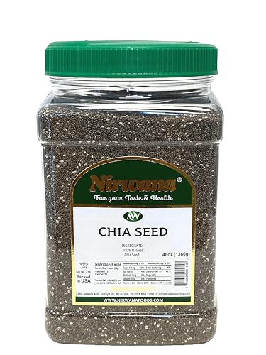 Chia Seeds – Fiber & Protein – Perfect for Smoothies,