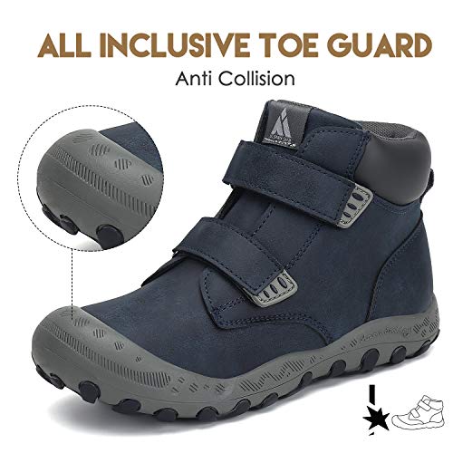 Mishansha KIDSHIKINGN024BL27 Kids Hiking Boots Toddler Girls Boys Hiking Shoes Water-Resistant Anti-Collision Non-Slip Athletic Outdoor Trekking Boots thumb #3