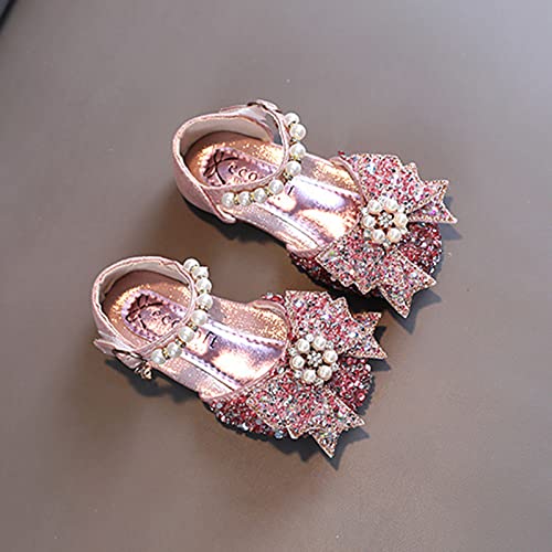 Fashion Spring and Summer Children Dance Shoes Girls Booties Performance Princess Shoes Sequin Pearl Girls 5