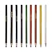 Peel-off China Markers Grease Pencil Crayons 9 Pcs Asssorted Colors Crayon Sticks, Hand Painting Pen, Crayon Pencil, Paper Wrapped, No Sharpener Needed, Safe & Non-toxic, Great for Kids, Children