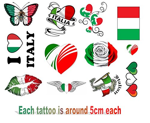Miniatura 6 de Colección Italia (Tatuajes Temporales de Italia)