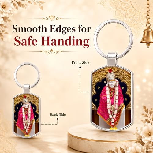 Image of Premium Printed Metal Keychain for Men & Women | High-Definition Artwork Print | Durable Key Ring for Car, Bike, Home & Office Keys | Stylish Decorative Key Holder Gift