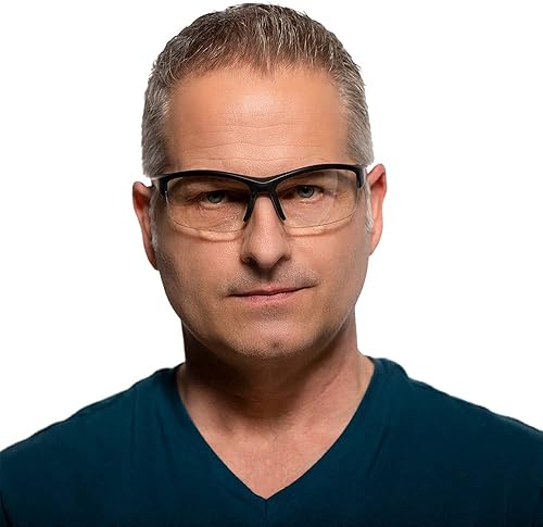 Miniatura 4 de VITENZI Gafas de seguridad bifocales con lectores envolventes para deporte, aumento de seguridad, protección de lectura, Terni