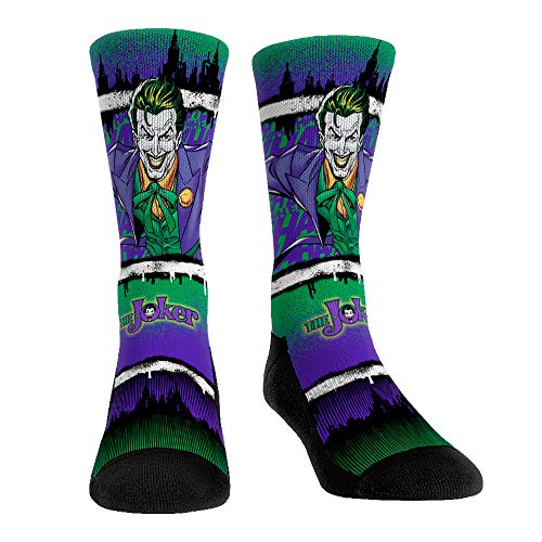 DC Comics Super Premium Hero Villain Pose Socks (S-M, The Joker)