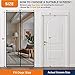 Magnetic Screen Door,Self Sealing Magnets, Easy Install Screen Doors with Magnets,Pet & Kid Friendly- Fits Doors up to 48 x 83 Inches
