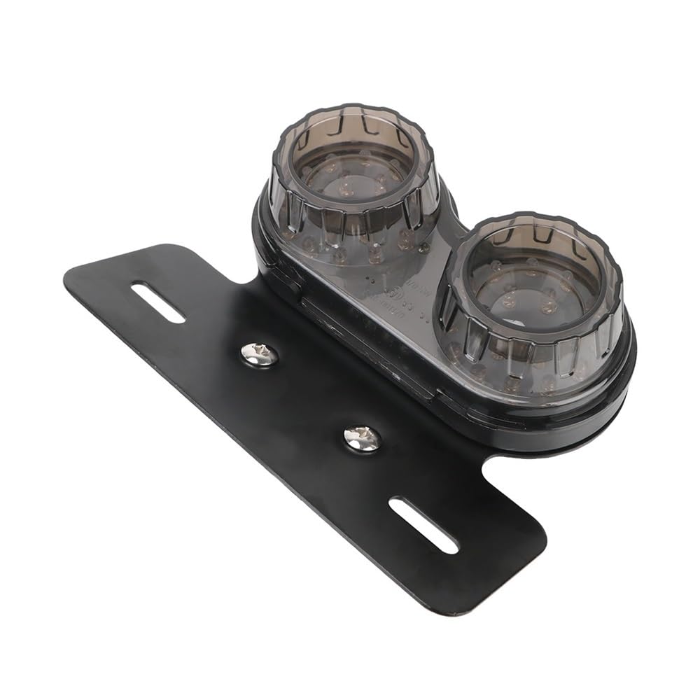 Moto luce freno Universale 12V Twin Dual Indicatori Di Direzione Luce Freno Portatarga Accessori Moto Fanale Posteriore A LED Per Moto