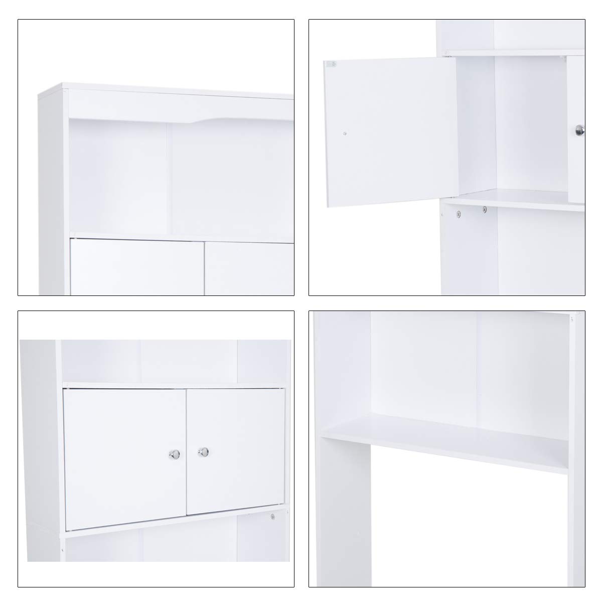 Waschmaschinen-Überbauschrank Waschmaschinenschrank Badregal Hochschrank Waschmaschine Bad Schrank Badezimmer Waschmaschinenüberbau