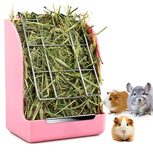 STKYGOOD Rabbit Feeder Bunny Guinea Pig Hay Feeder,Hay Guinea Pig Hay Feeder,Chinchilla Plastic