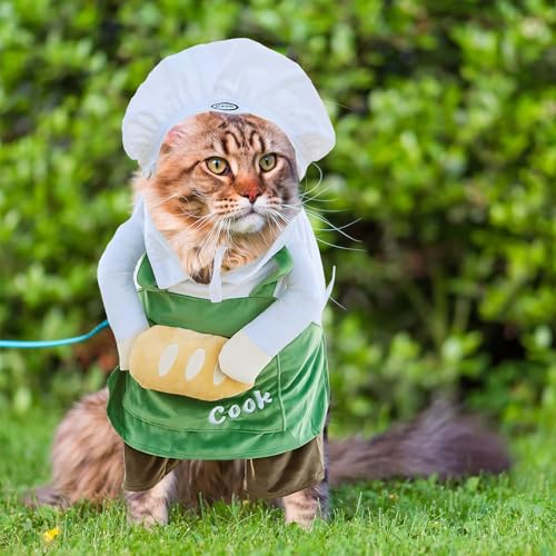 Disfraz de Chef para Perros y Gatos Talla Pequeña miniatura 4