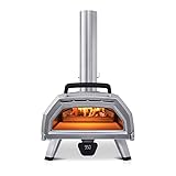 ooni Karu 16 Multi-Fuel Outdoor Pizza Oven - Wood and Gas Fired Oven - Outdoor Cooking Pizza Oven - Fire and Stonebaked Pizza Oven for Authentic Homemade Pizzas - Dual Fuel Pizza Maker