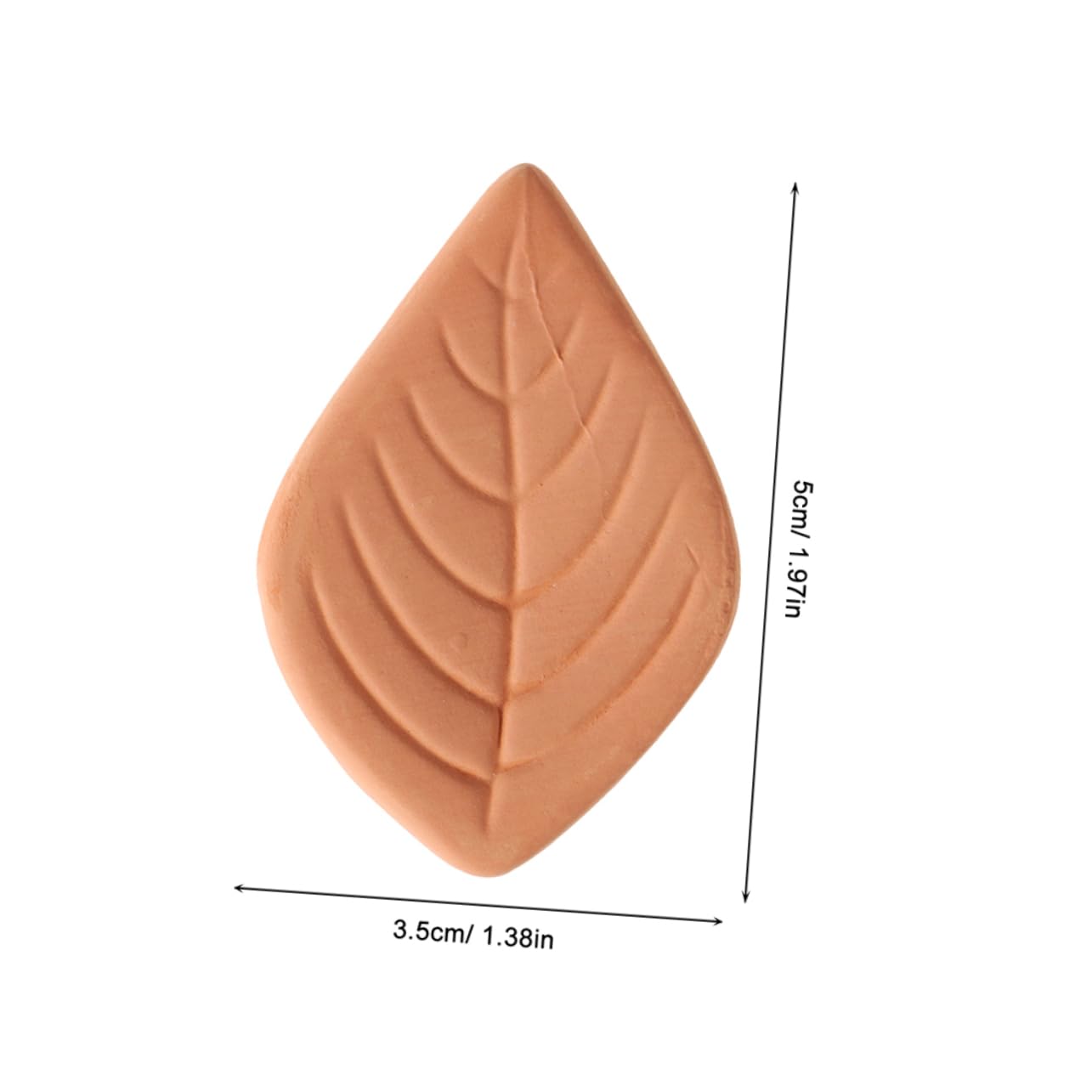 COLLBATH Brown Sugar Container Leaf Design 5pcs Sugar Saver Disc for Softening Terracotta Food Storage Canister