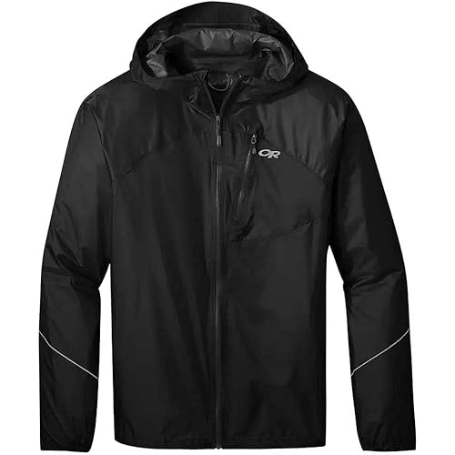 Outdoor Research Men's Helium Rain Jacket – Breathable Weatherproof Jacket