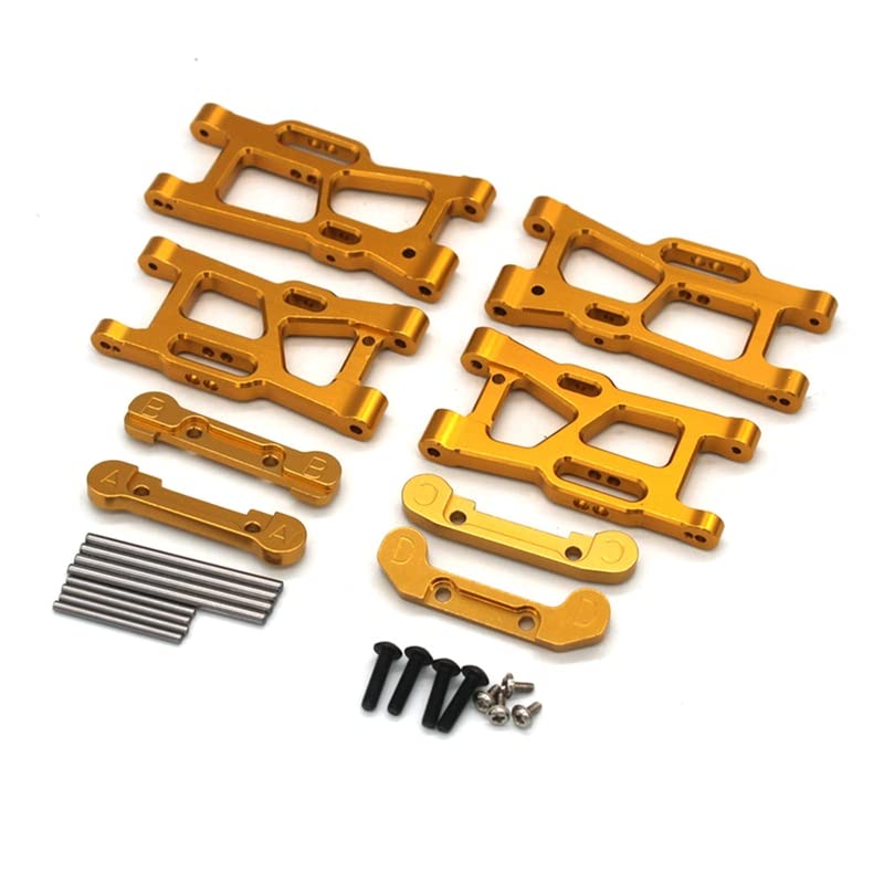 Support de bras oscillant Wltoys 144010 en métal jaune pour éviter la casse RC