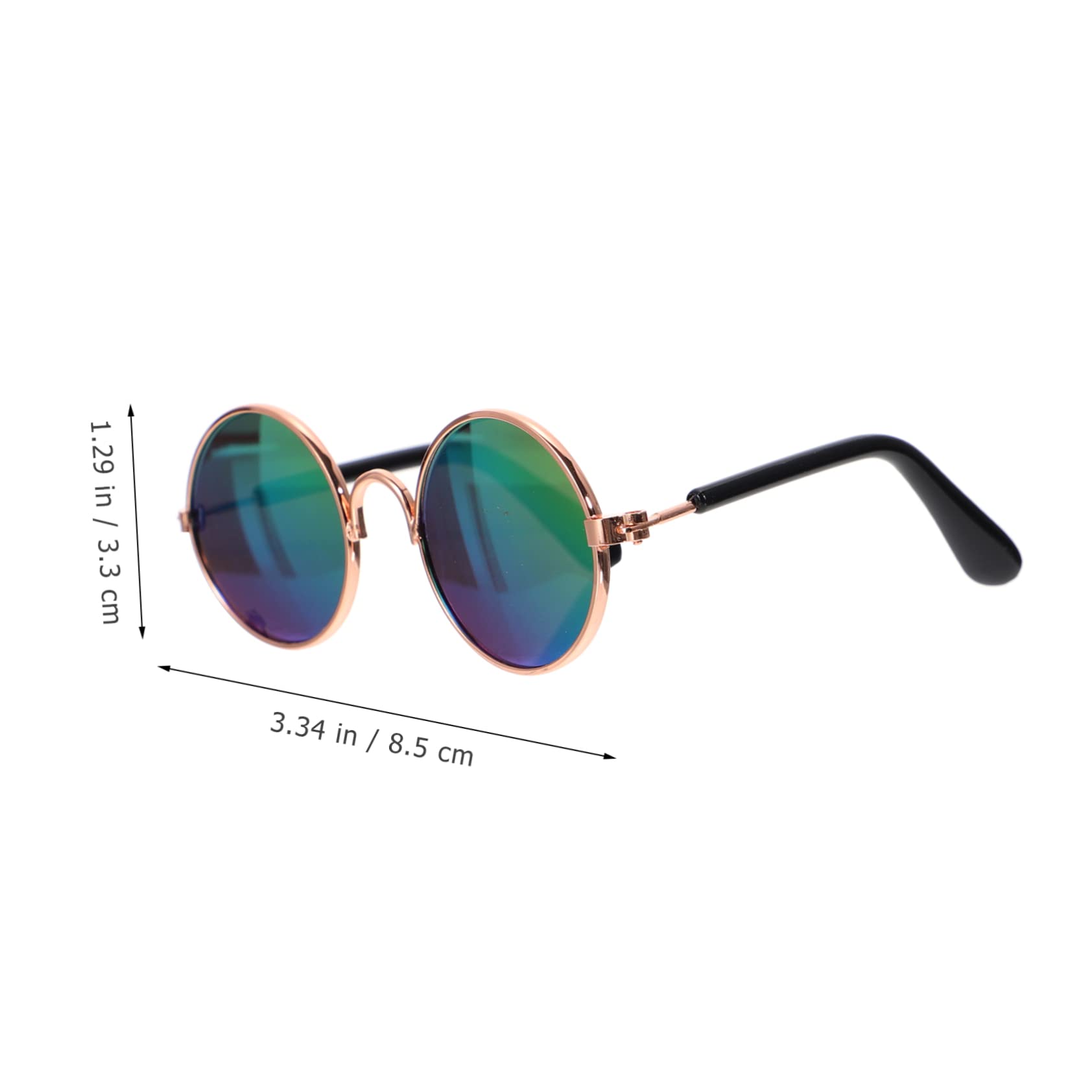 Yardwe Pet Sunglasses Set Dog Cat Kitten Puppy 10pcs Fashion Comfortable Photo Props