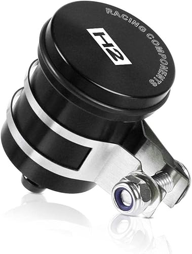 Miniatura 9 de ISITAC Para Kawasaki H2 H2R Universal Motocicleta Aluminio Freno Cilindro Líquido Depósito de Líquido Depósito de Embrague Delantero Trasero Tanque