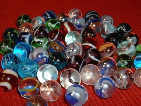 Amazon 50個 透明 半透明 5 8インチ ビー玉 ロット プレイヤー ビー玉 おもちゃ