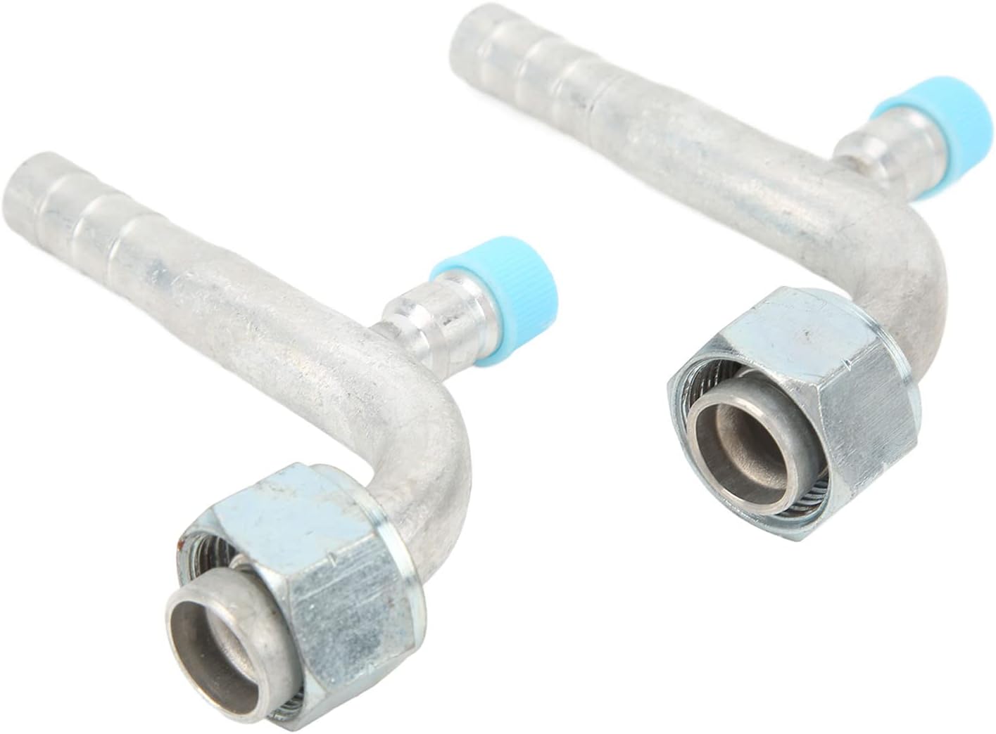 Car AC Hose Connector Aluminum Durable 10PCS Universal Fit Cars Trucks Engineering Vehicles Air Conditioning Modification