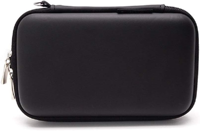 GHKJOK Electronics Pouch Cable Tidy Organiser Accessories Hard Drive Storage Bag for Power Bank, Hard Drive, Smart Phone, Charger, U Disk (Black)