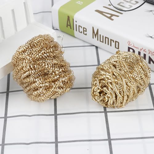 Image of Solder Tip Cleaner Kit - 6pcs Brass Cleaning Sponge - Smokeless, Odourless & Non-Toxic - Soldering Iron Tip Cleaner