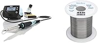 Vista 6 de Weller WE1010NA Estación de soldadura digital con cable de soladura sin plomo Weller, diámetro: 0.012 pulgadas. Peso: 3.527 oz, aleación