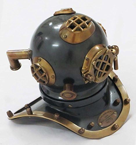 US Navy Deep See Divers Helmet Beautiful Antique Decorative Diving Helmet Desk Nautical Replica by Vintage Armour Store