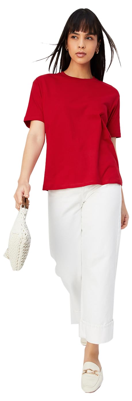 Max Women's Cotton Regular Fit T-Shirt
