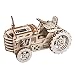 ROBOTIME Wooden Mechanical Gears Kits 3D Puzzle Brain Teaser Executive Desk Toys Best Birthday Gifts for Teens & Adults(Tractor)