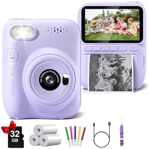 Gofunly Kids Instant Print Camera