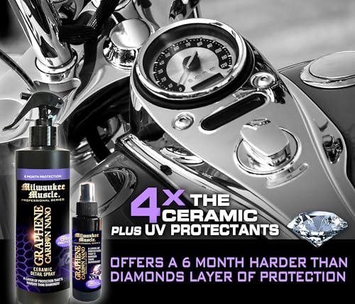 Cera Cerámica en Spray para Motocicleta Graphene 16 Fl Oz + 4 Fl Oz miniatura 4