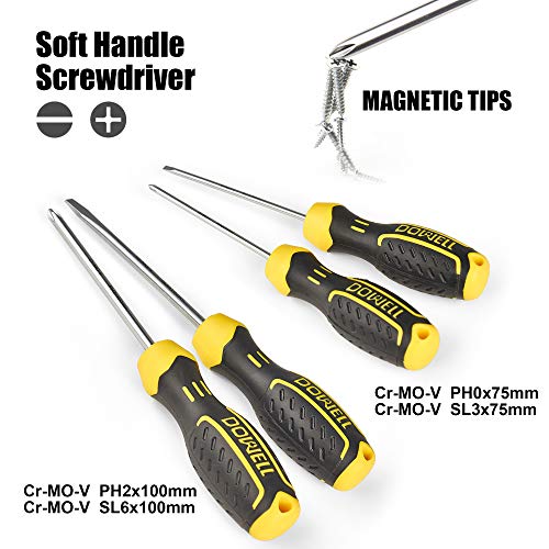 Dowell Tool Set Tool Kit 62Pcs Homeowner Tool Set Wrench Pliers Screwdriver Set Repair Tool Kit #TOP2