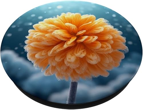 Miniatura 2 de Marigold Blossom Frozen PopSockets Standard PopGrip