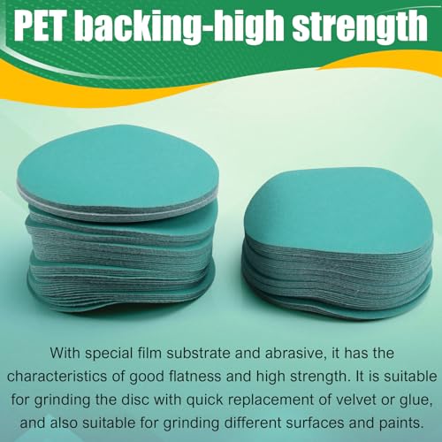 Disque ponçage polyester 125mm grain 120 à l'eau ou à sec pour finitions de précision
