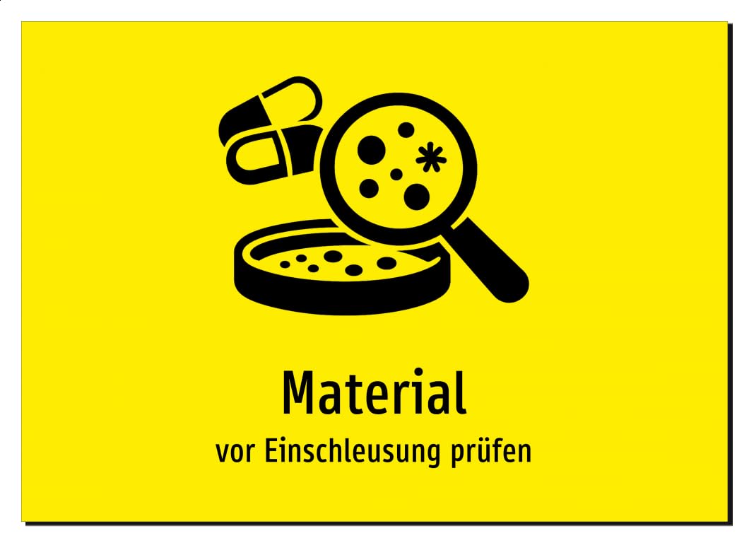43091-DE-S-06 | Material - vor Einschleusung prüfen