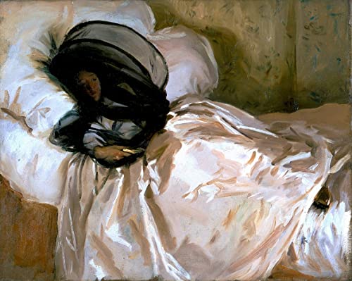 Affiches et gravures la moustiquaire de John Singer Sargent impression sur toile premium 60x90
