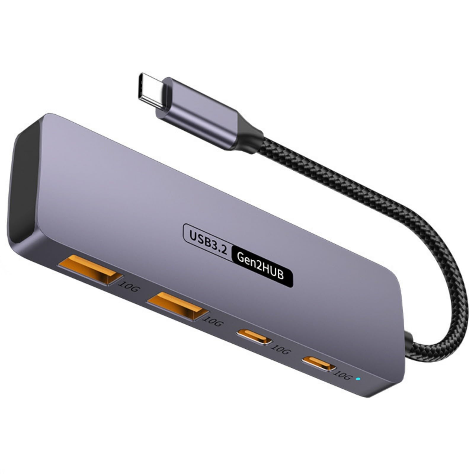 Jazuaiao Portable USB C Hubs 10Gbps USB 3.2 Expansion Adapters PD100W 140W Fast Chargers 4K HDTV for Laptop Mobile Workstations