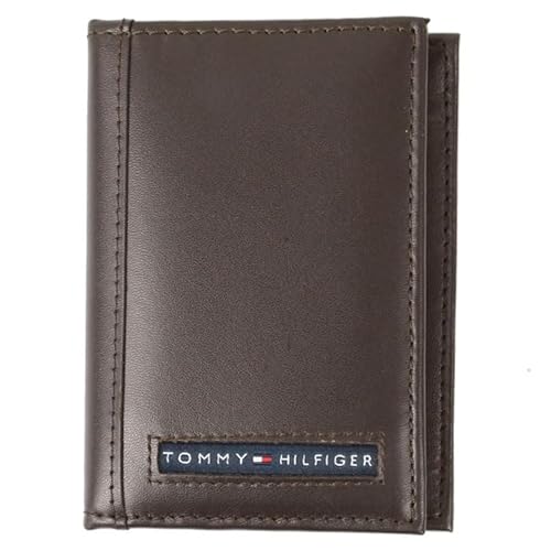 [Tommy Hilfiger] [トミーヒルフィガー]名刺入れ カードケース メンズ レディース CAMBRIDGE CARD CASE 31TL20X026 (ブラウン(200)) [並行輸入品]