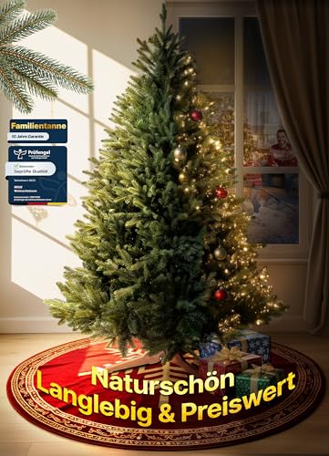 Menz Premium künstlicher Weihnachtsbaum GRÜN 180 cm –...