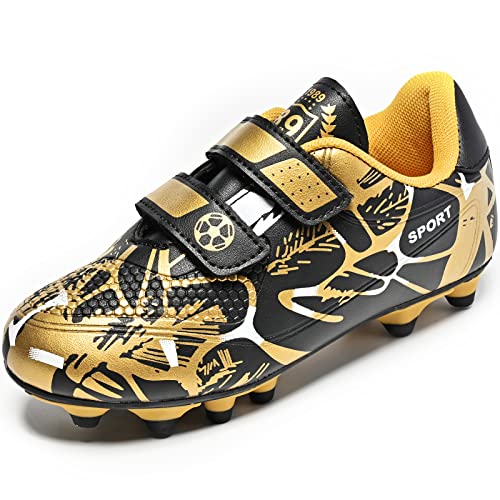 Fussballschuhe Kinder Gold 32 Fußballschuhe Jungen Mädchen Low Top Leicht...