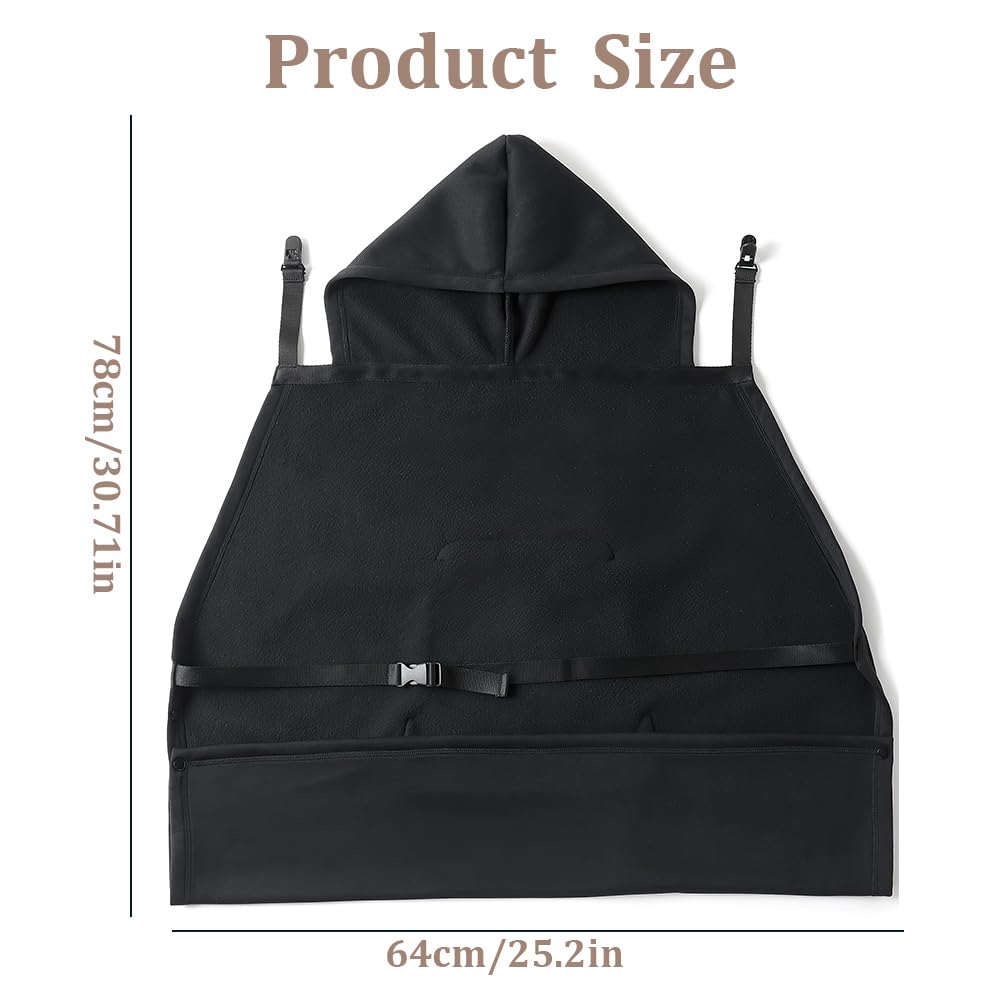 Tragecover Babytrage Winter, Warm Universal Babytragebezug, Regenschutz Babytrage mit Aufbewahrungstasche, Für Spaziergänge Im Freien Und Reisen
