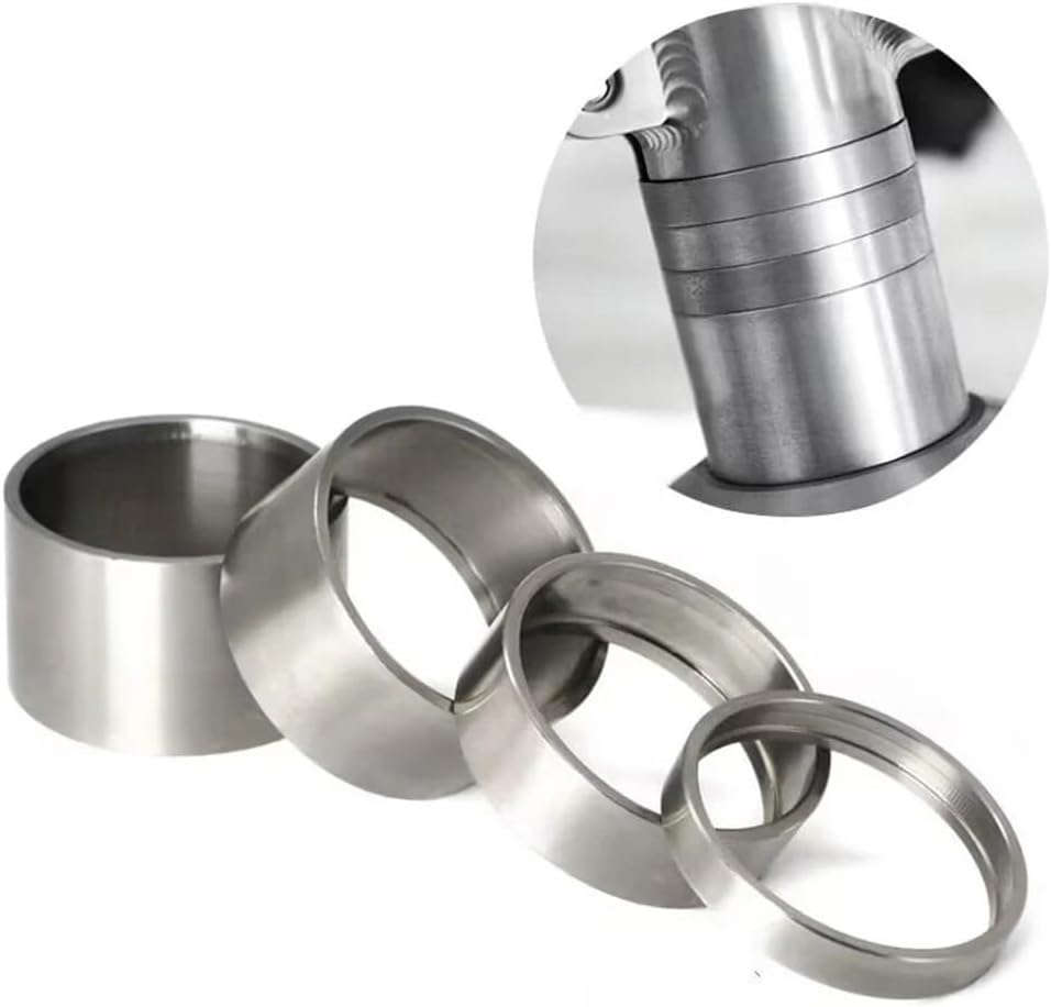 Road Bike Bicycle Headset Stem Washer 5/10/15/20/25/30mm Spacer Front Fork Adjustment Spacer Bicycle Stem Washer Alloy for Bikes(25mm)