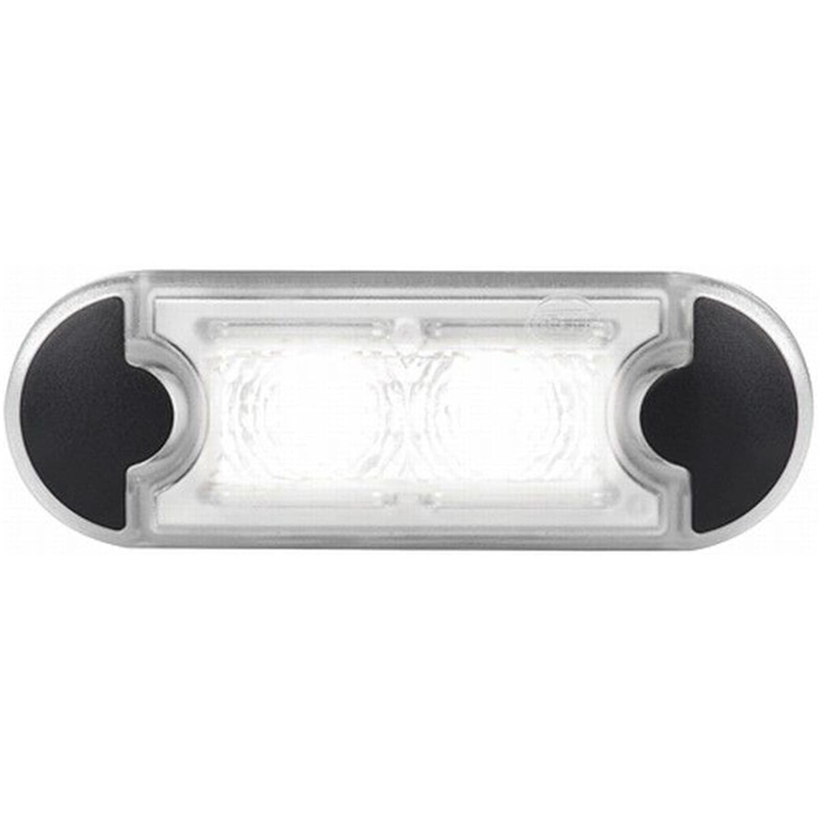 Hella 2PF 959 855-241 Positionsleuchte - Begrenzungsleuchte - Anhänger - Wohnwagen - DuraLED S - LED - 24/12V - Einbau/Schraubanschluss - ECE - Kabel: 2500mm - Stecker: offene Kabelenden