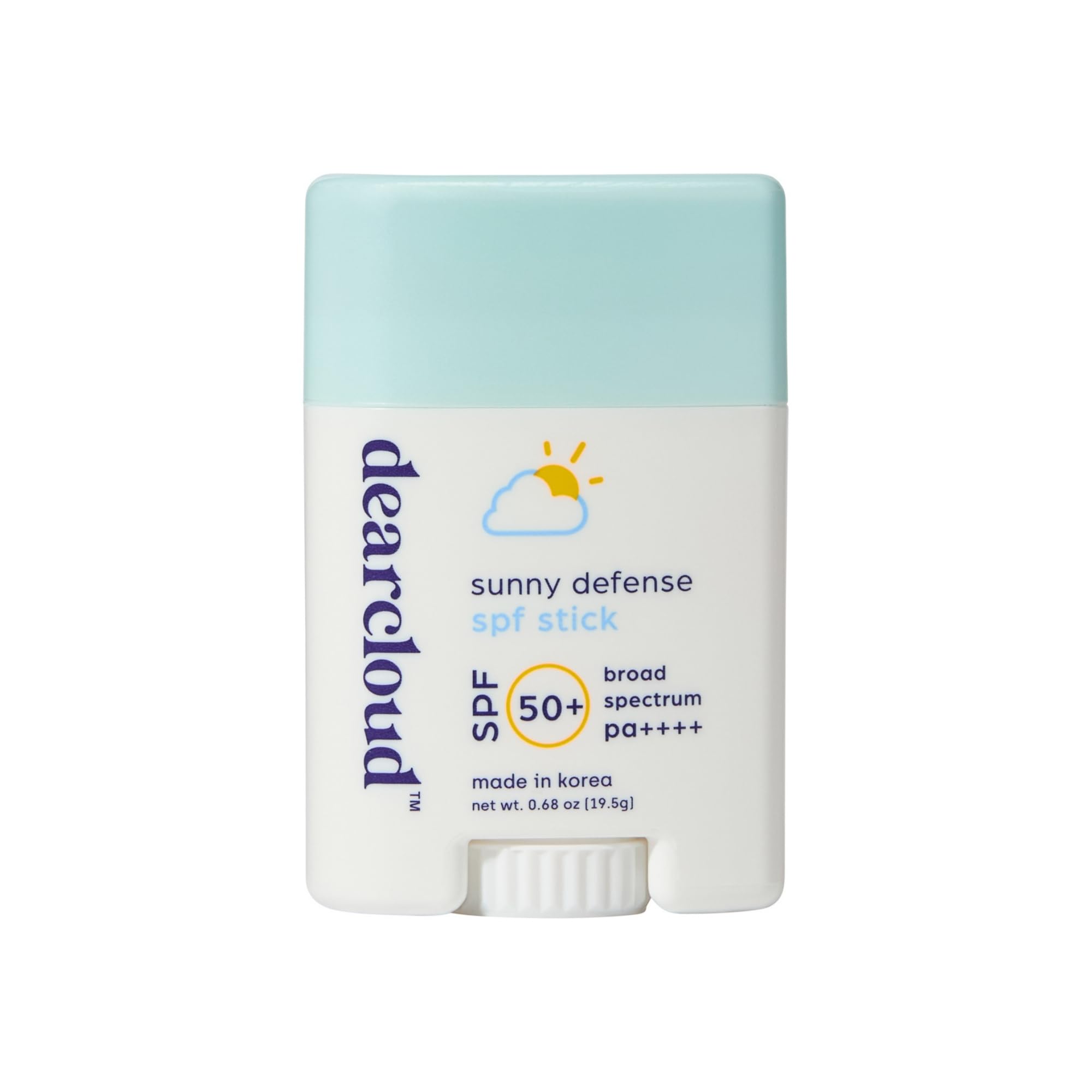 dearcloud Sunny Defense Sunscreen Stick SPF 50 PA Korean Sunscreen for Face Travel Size 68 oz