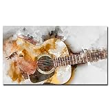 Toile Peinture Moderne Guitare Toile Peinture HD Couleur Art Affiches Et Impressions Mur Art Photo for Salon Décor À La Maison Sans Cadre ( Couleur : JM333 A , Taille (Inch) : 100X150cm Sans Cadre )