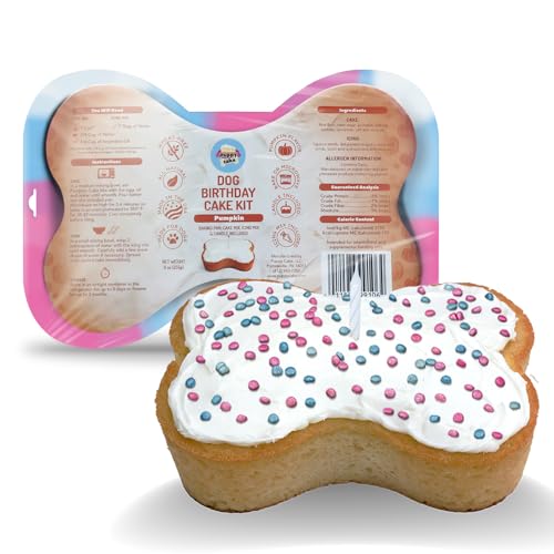 Puppy Cake Dog Birthday Cake Kit – Complete Cake Mix, Icing Mix, ...