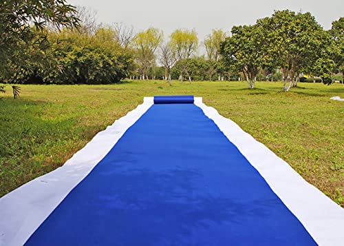 Image of Shanno Carpet for Wedding, Stage, Exhibition, Party, Office, Hotels Decoration, Living Room and Wall to Wall Carpet Size 4 x 30 Feet Color R Blue