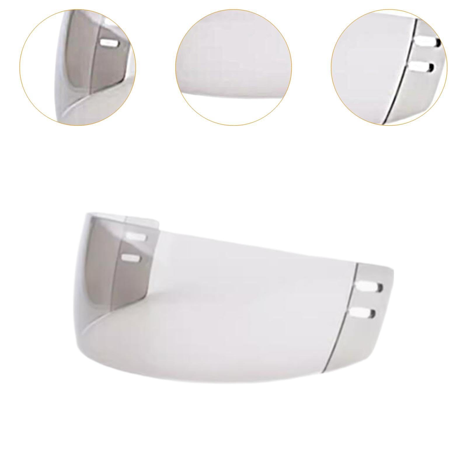 Qianly Casco de Hockey con Visera, Accesorio de Protección Ocular para Adultos