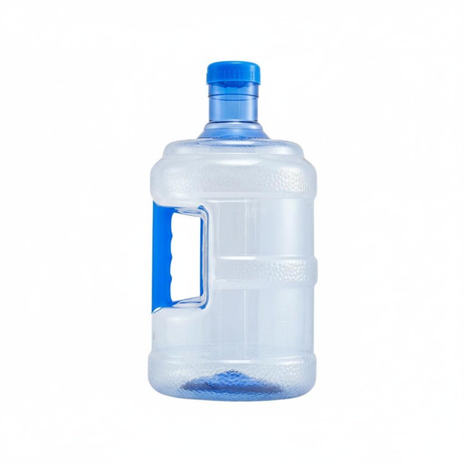 predolo Bidón para Dispensador de Agua Calidad Alimentaria Alimenticio Recipiente de Plástico PET Material Grueso para Familias, Campistas, Oficina, 5L, Pet Extra Grueso 100g