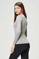 Vista 3 de DEVOPS Women's 2 Pack Thermal Long Sleeve Shirts Compression Baselayer Tops