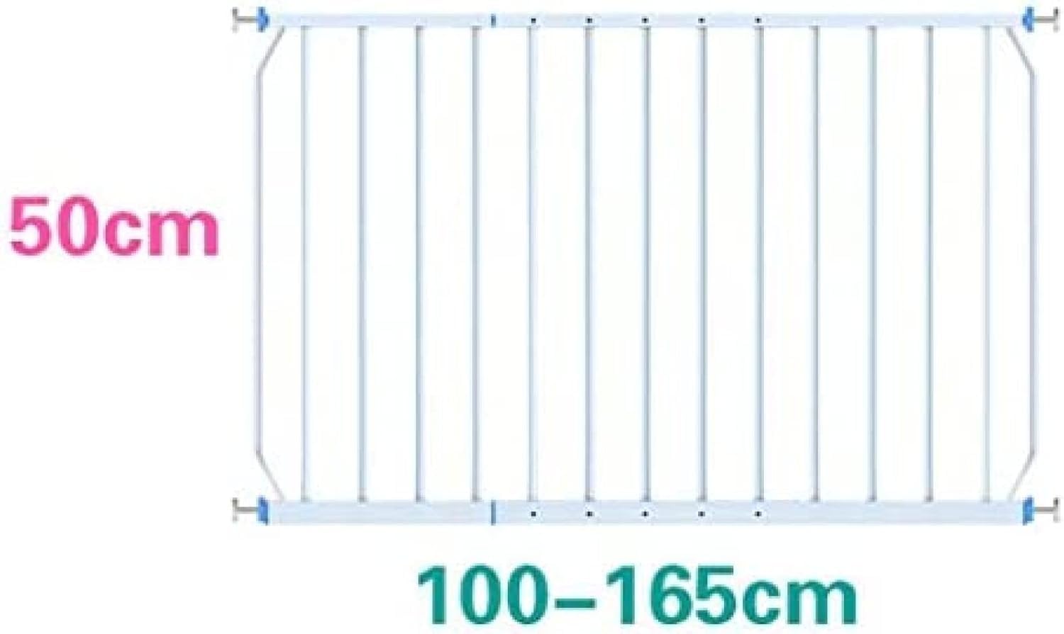 Rejillas de seguridad para ventanas, protectores de seguridad para niños, barras de acero montadas a presión, no requiere agujeros, se adapta a 160-230 cm, mayor seguridad en el hogar para niños y