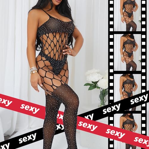 Sexy Lingerie for Women Naughty Fishnet Bodysuit Lingerie Set Outfits Erotic Mesh Sheer Teddy4